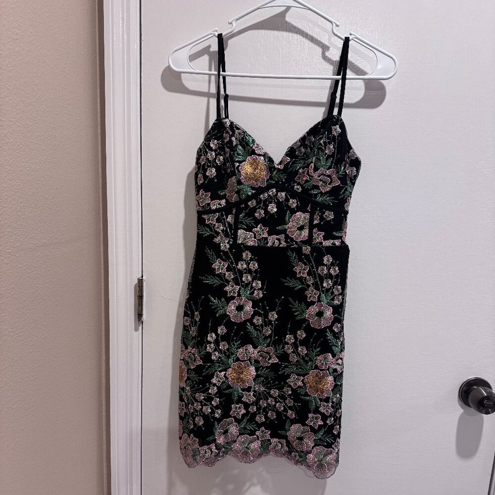 Tilly's embroidered mini dress